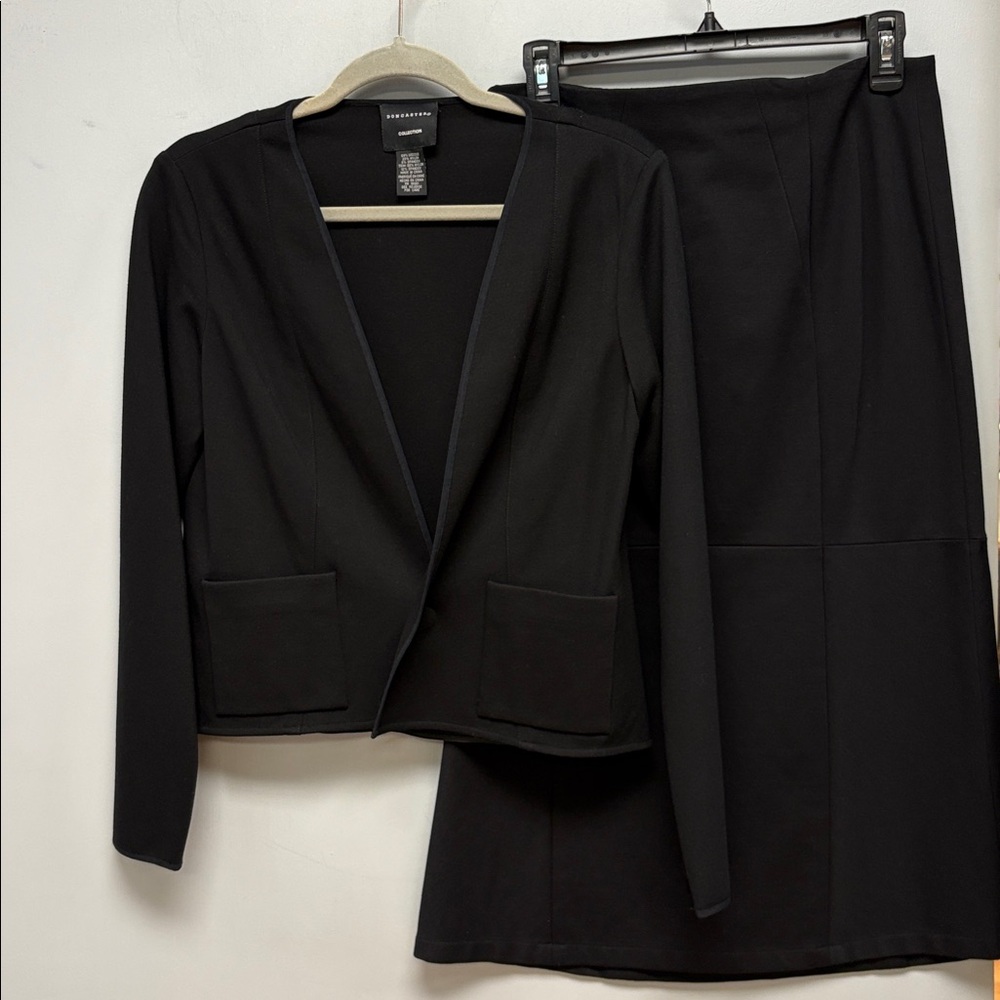 Doncaster Collection Black Skirt Suit Set – Size 4/6